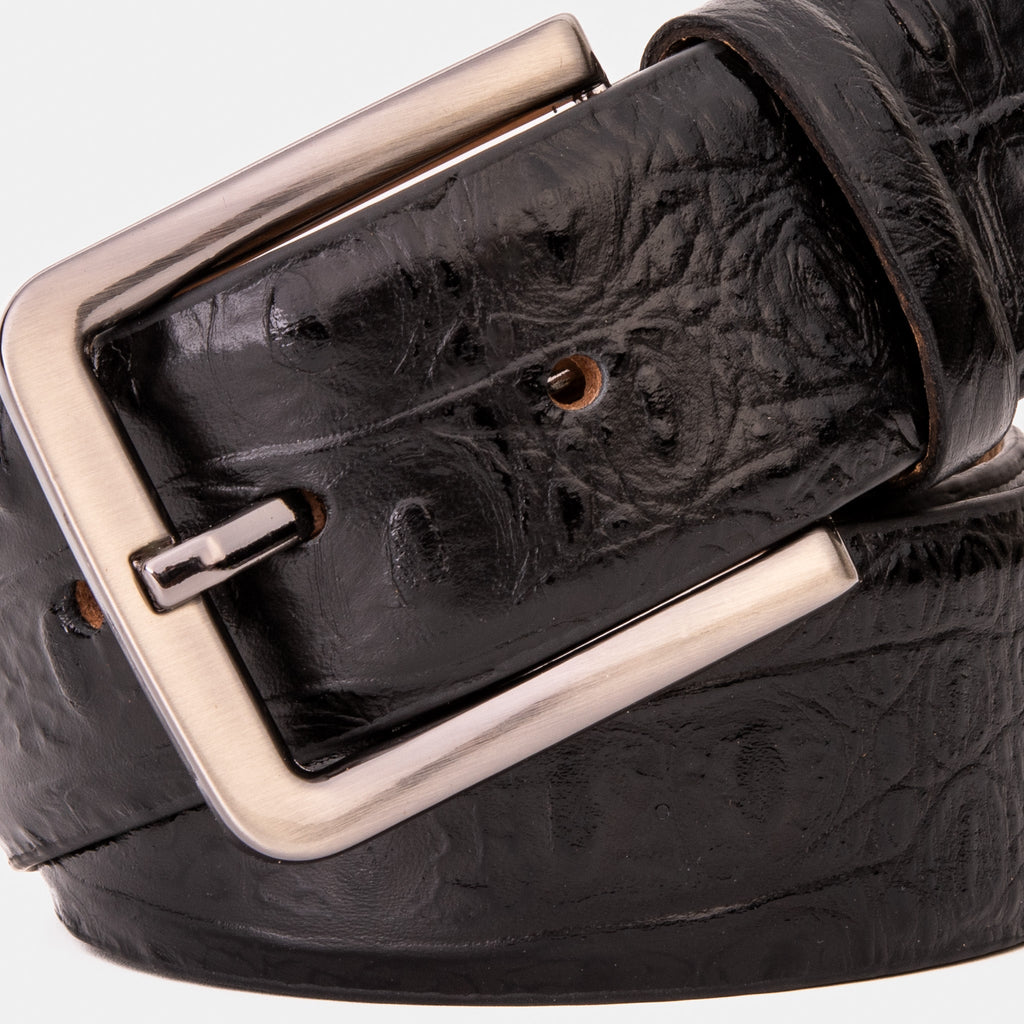 Randor Black Leather Belt