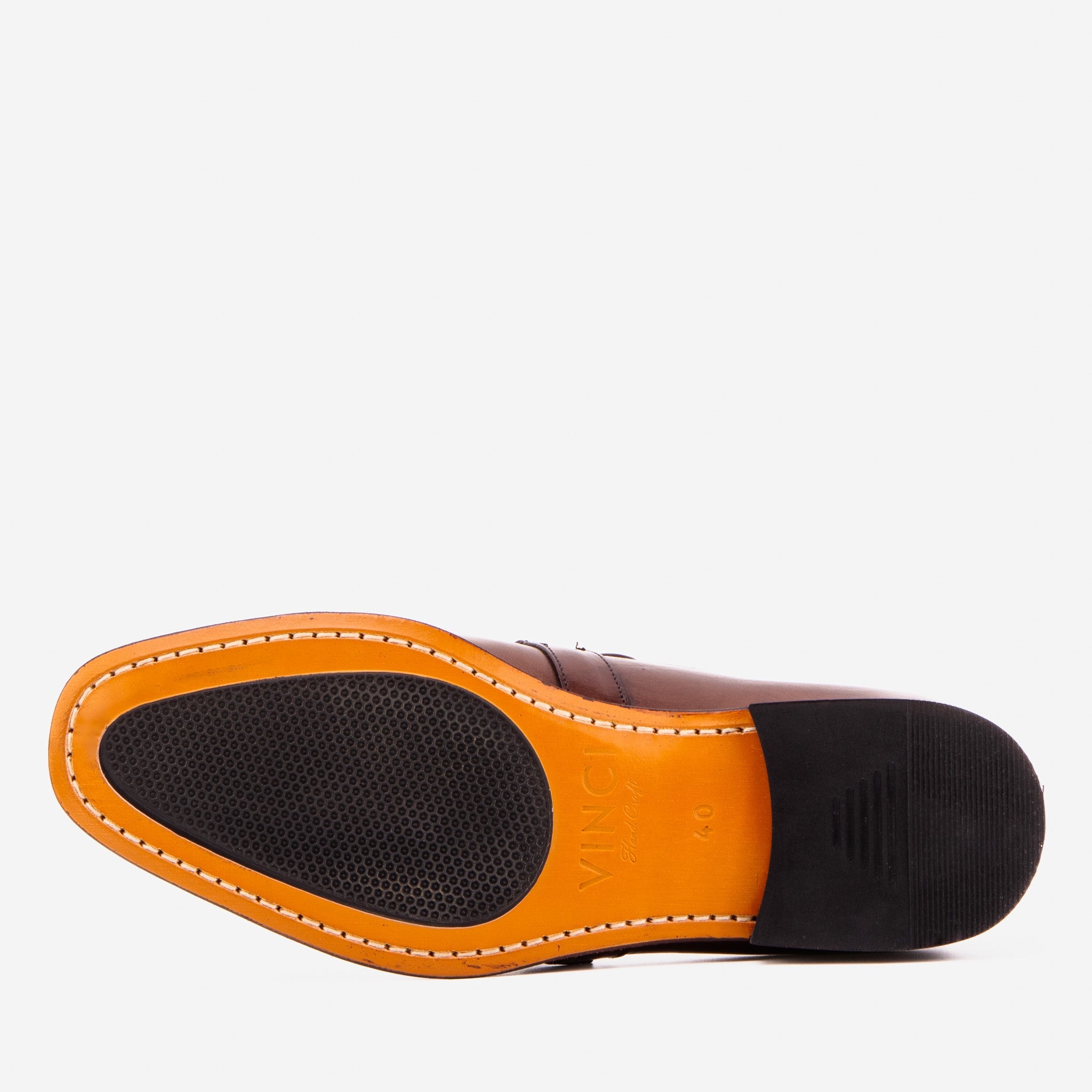 The Marquez Tan Baby Buffalo & Deer Leather Loafer Men Shoe