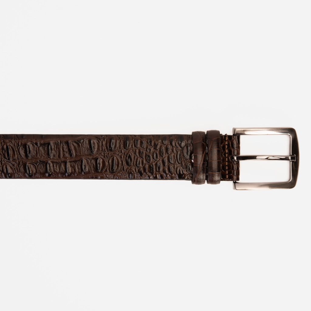 The Bomba Brown Leather Belt