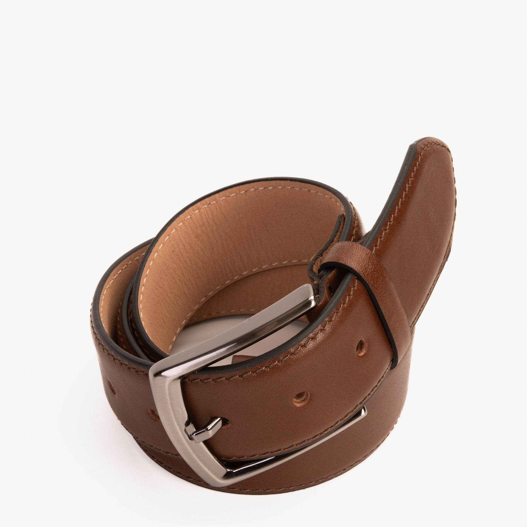The Torino Brown Calfskin Belt