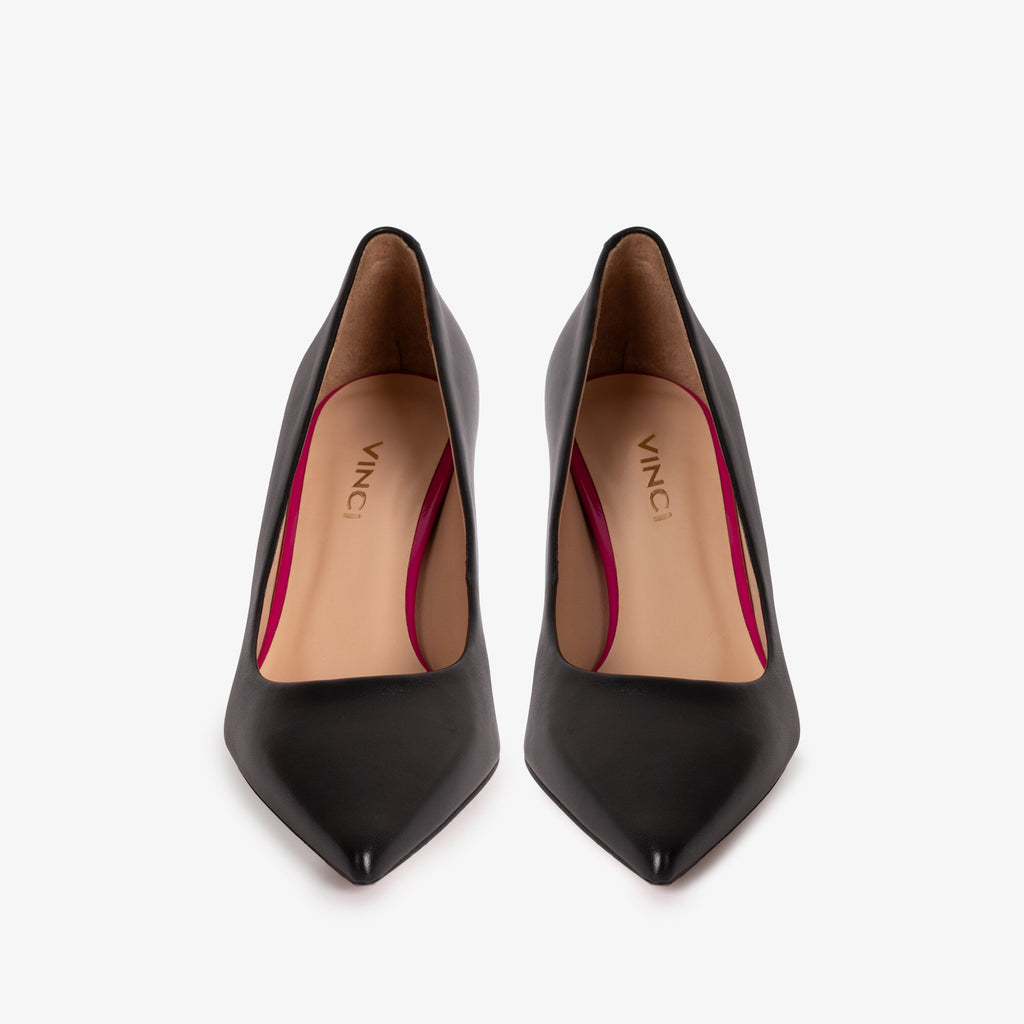 The Brunello Black Patent Leather Pump Women Shoe