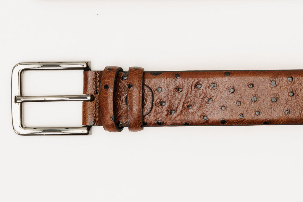 The Dallas Brown Calfskin Belt