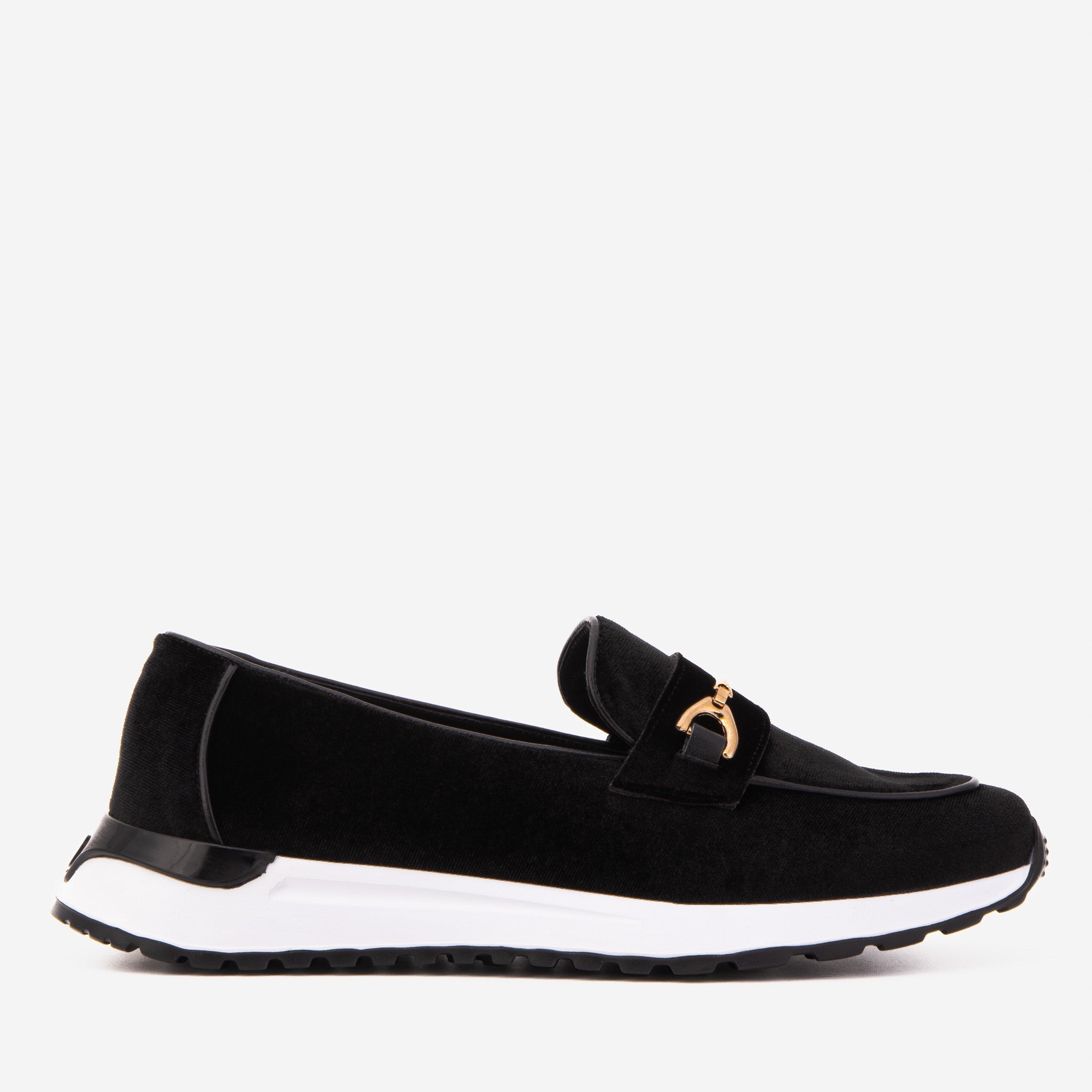 The Milan Black Leather Women Sneaker