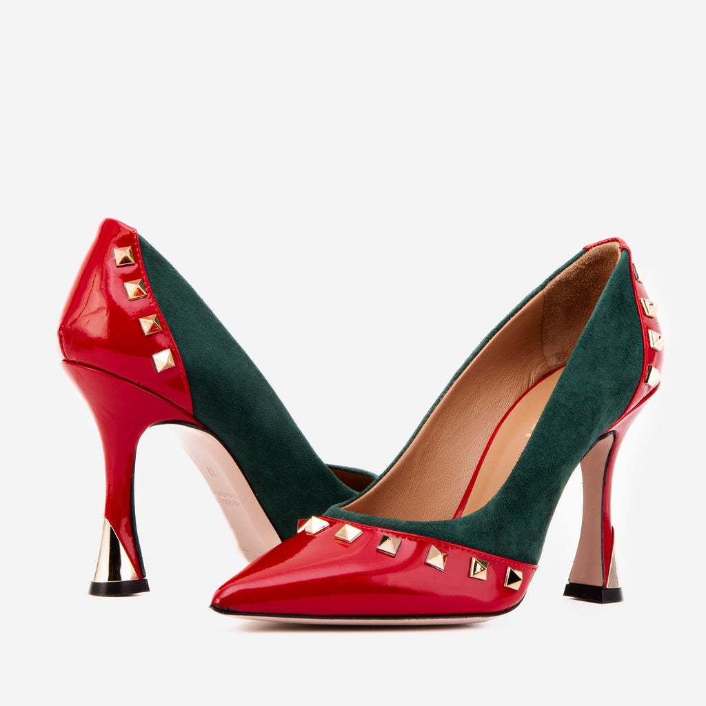 The Bella Vita Studded Leather Pump Women Shoe