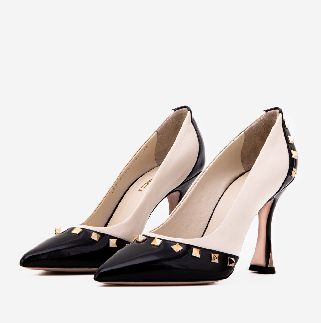 The Bella Vita Studded Leather Pump Women Shoe