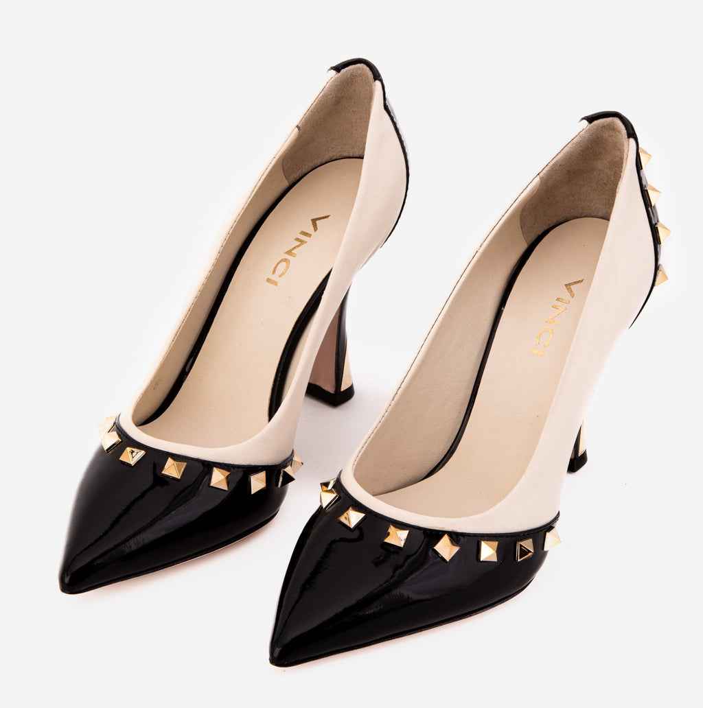 The Bella Vita Studded Leather Pump Women Shoe