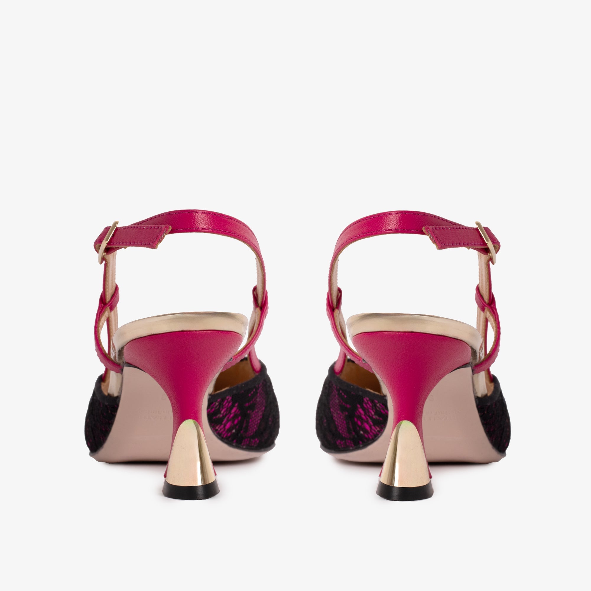 The Bali Fuchsia Leather Slingback Women Sandal