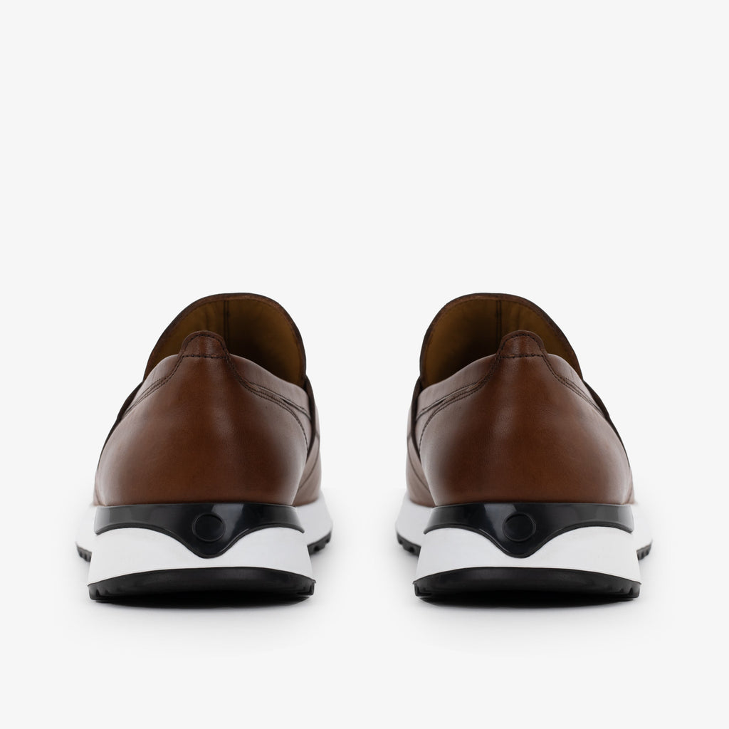The Lara Tan Leather Men Sneaker
