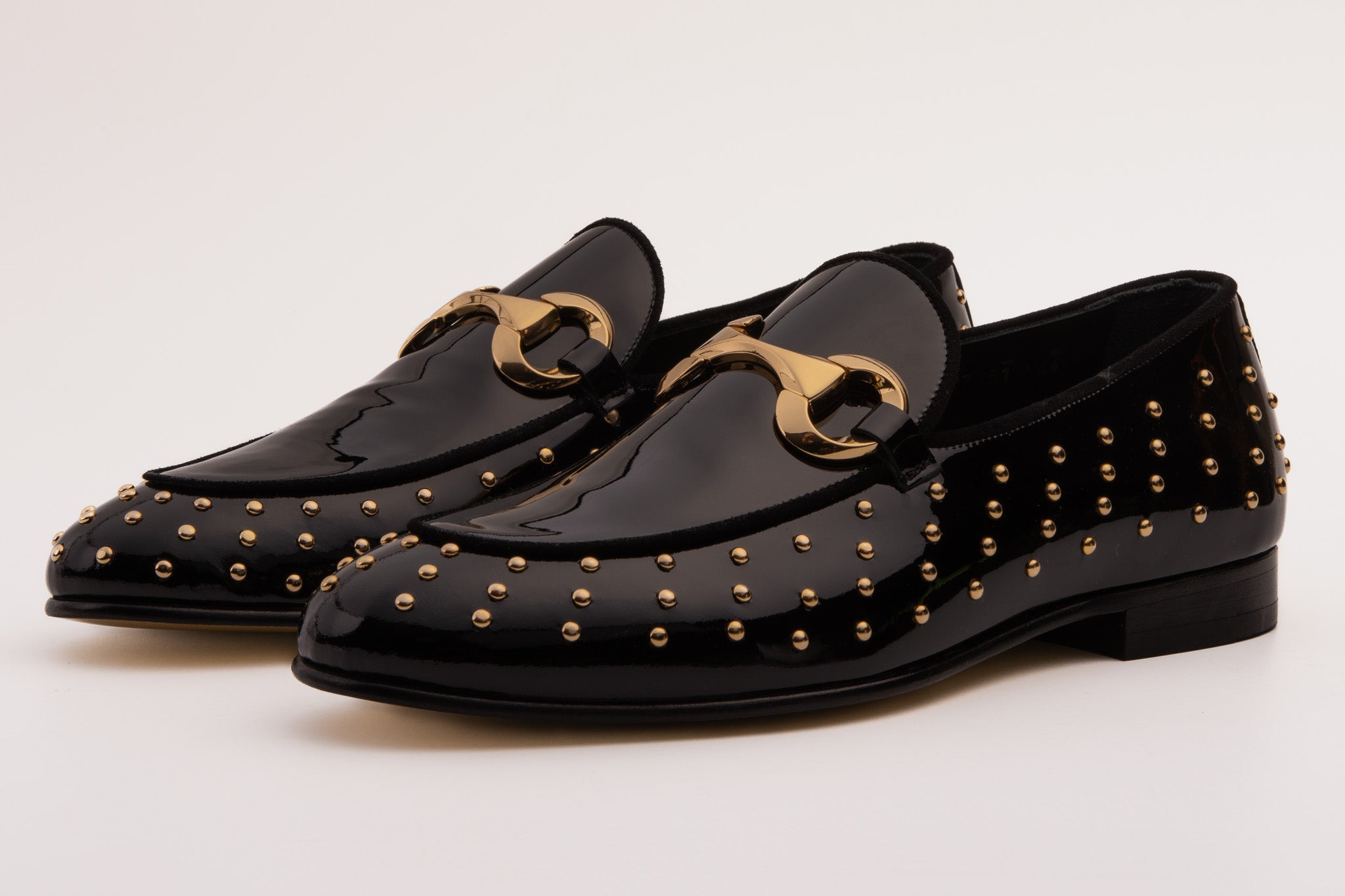The Jupiter  Shoe Black Spike Leather  Bit Dress Loafer Limited Edition Men  Shoe