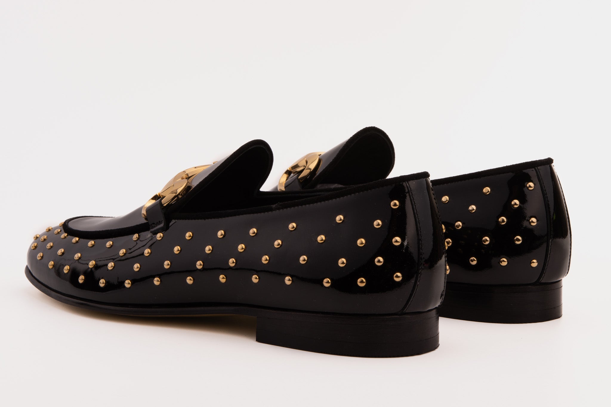 The Jupiter  Shoe Black Spike Leather  Bit Dress Loafer Limited Edition Men  Shoe