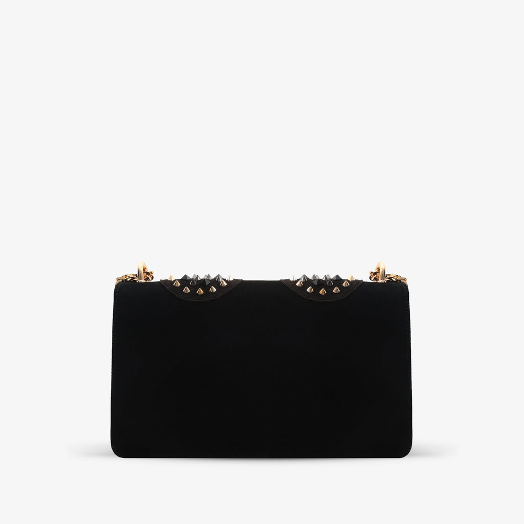 The Infanta Black Spike Leather Handbag