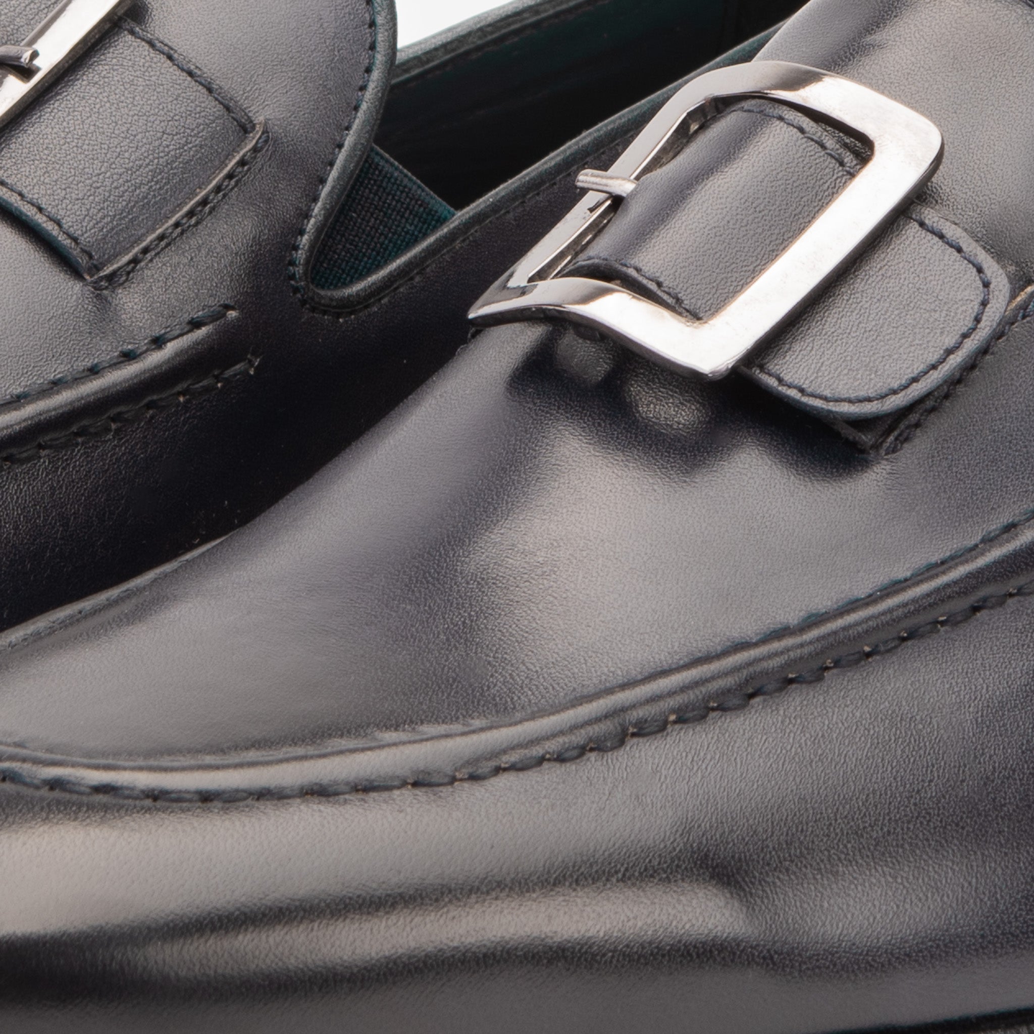 The Astoria Navy Buffalo Leather Men’s Loafer