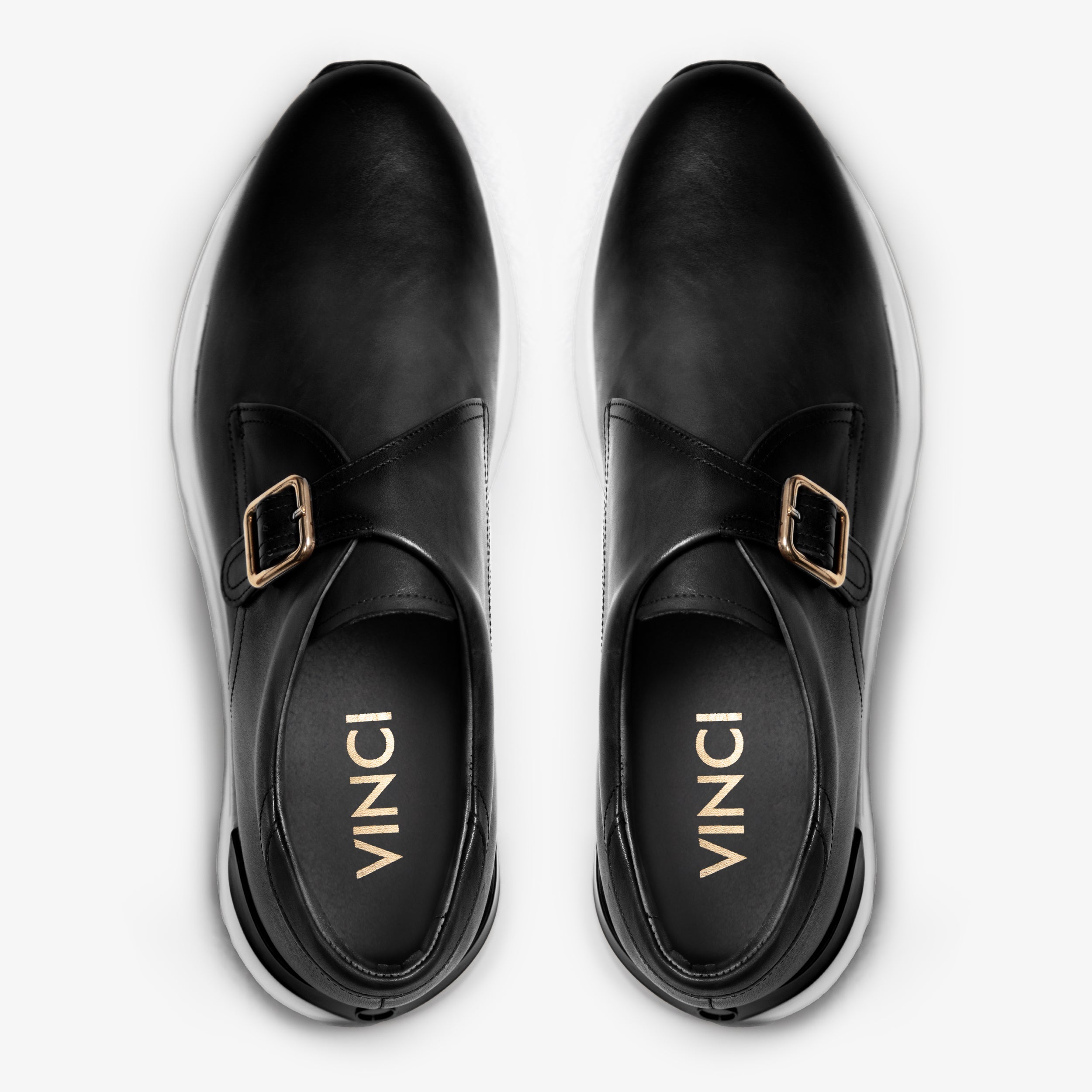 The Luxe Black Buffalo Leather Women Sneaker