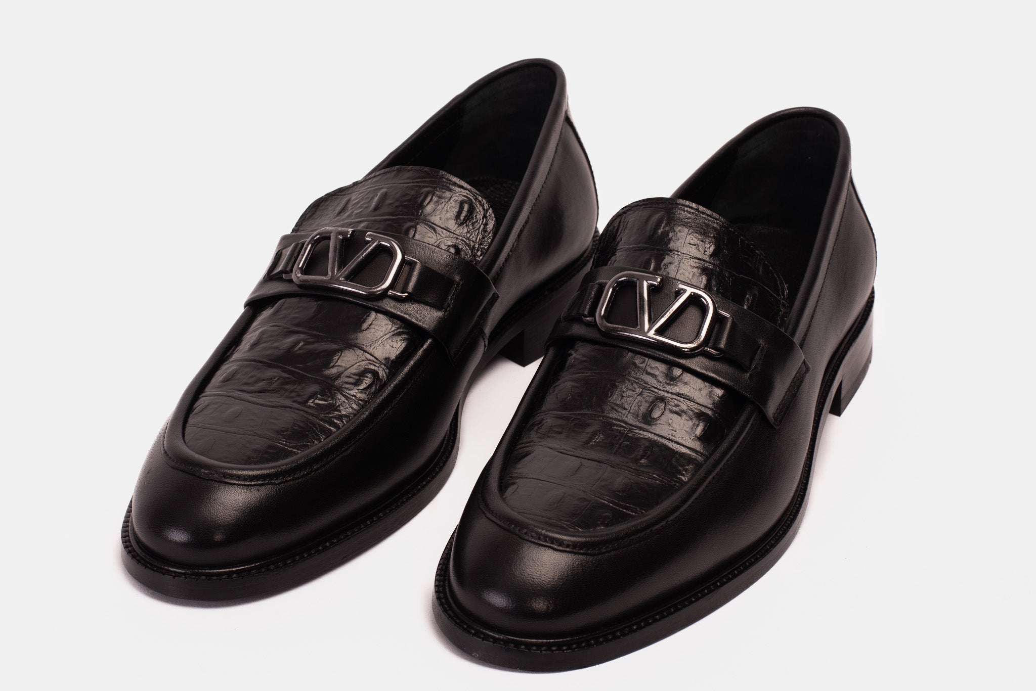 Amsterdam Black Bit Loafer Men Shoe