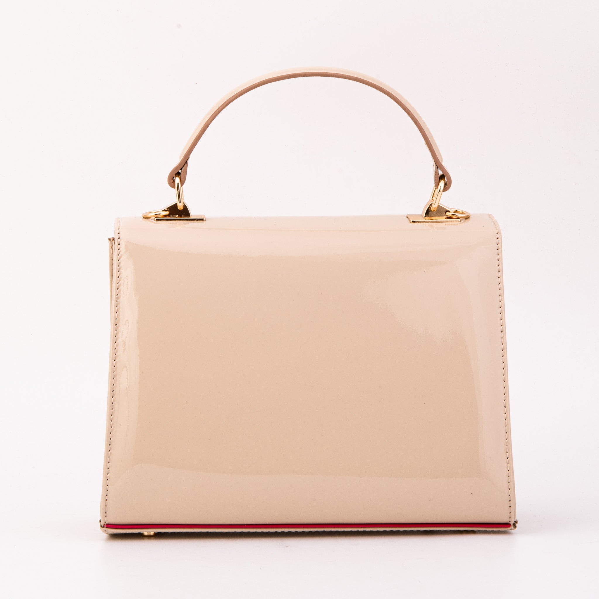The Ege Beige Leather Handbag