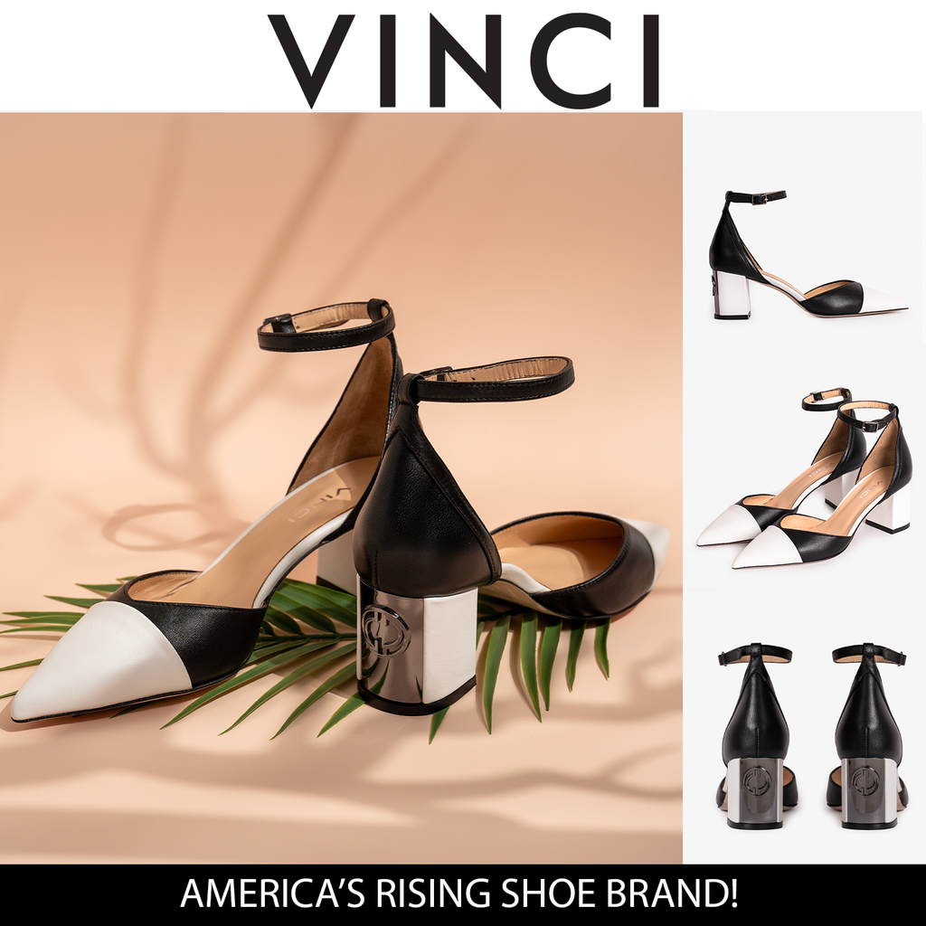 The Noella Black Leather Sandal Women Shoe