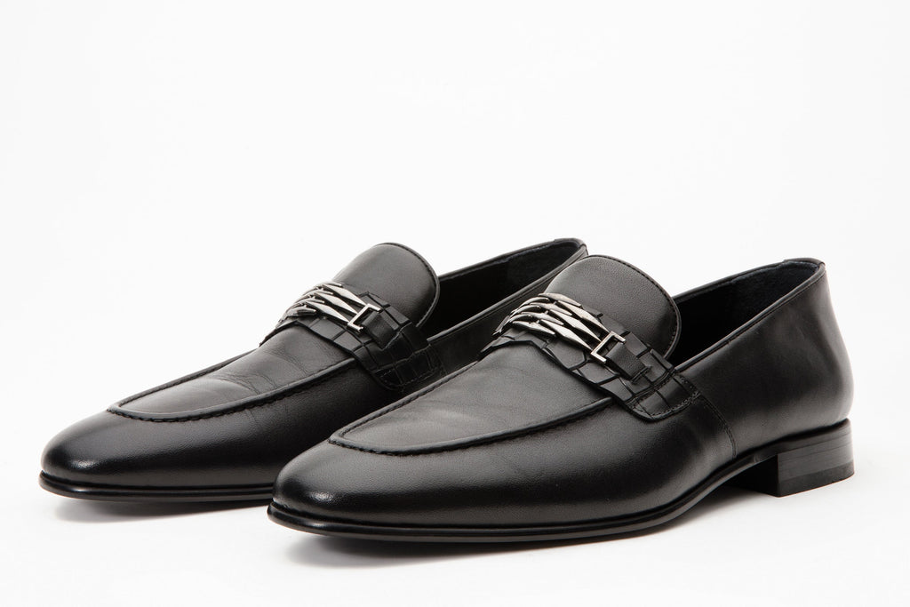 The Bogota Black Bit Loafer Men Shoe  Final Sale!