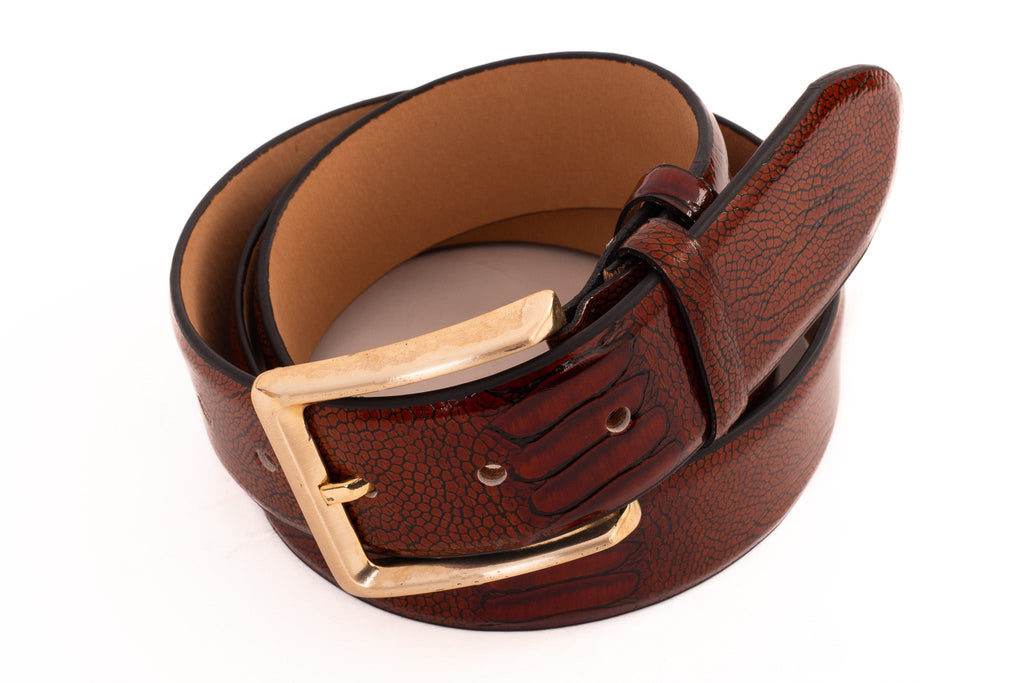 The Bangkok Brown  Calfskin Belt