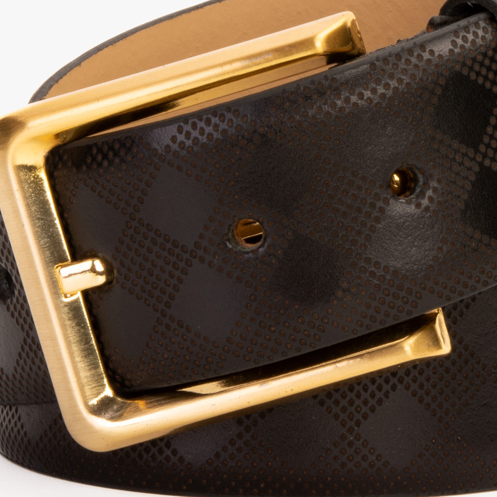 The Cenova Black Calfskin Belt