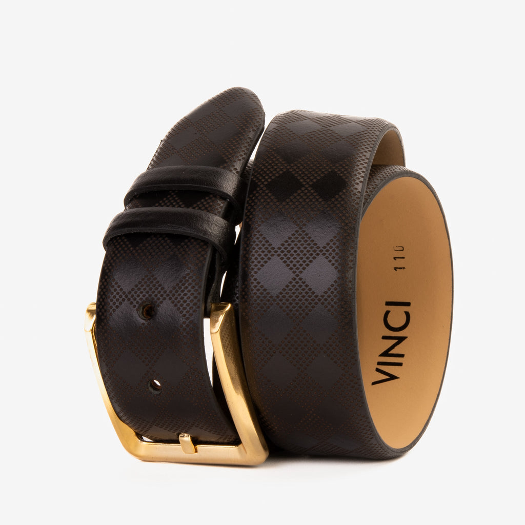 The Cenova Black Calfskin Belt