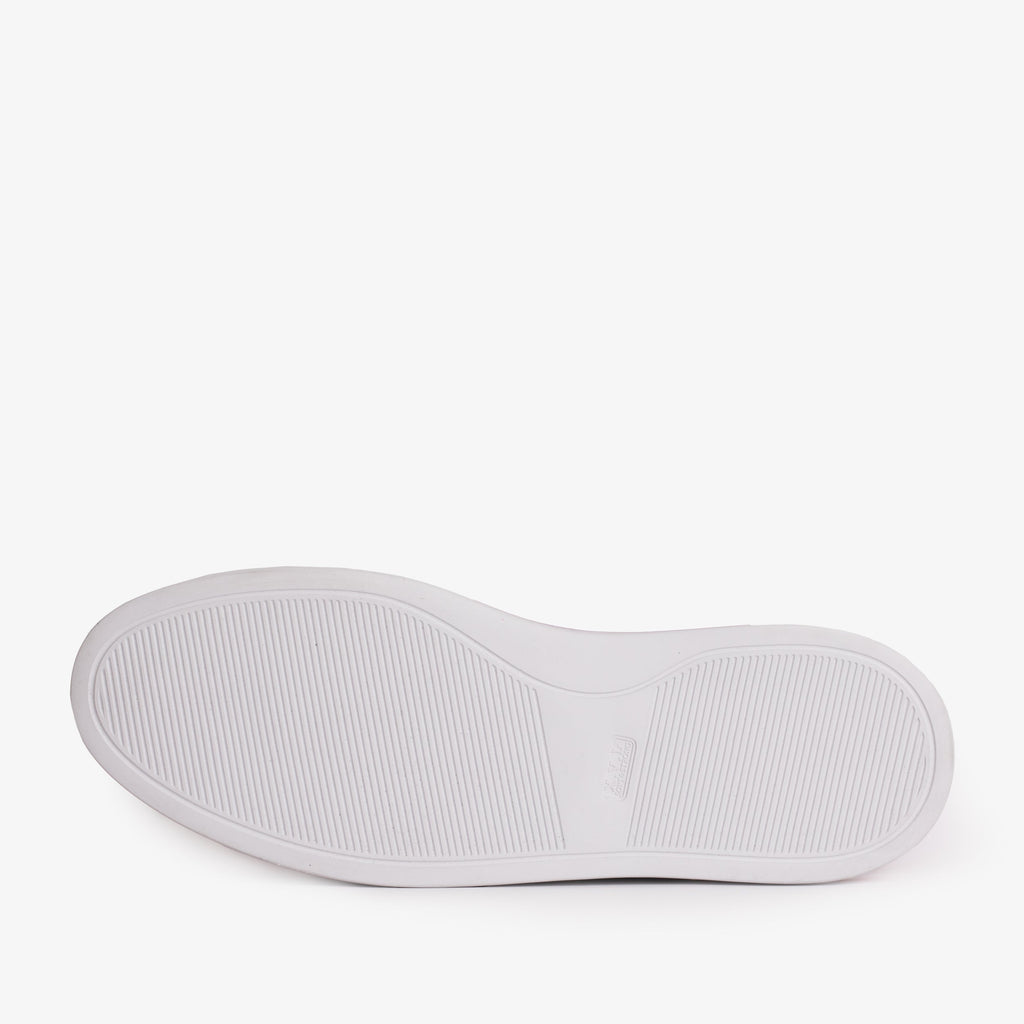 The Burano Black & White  Leather Women Sneaker