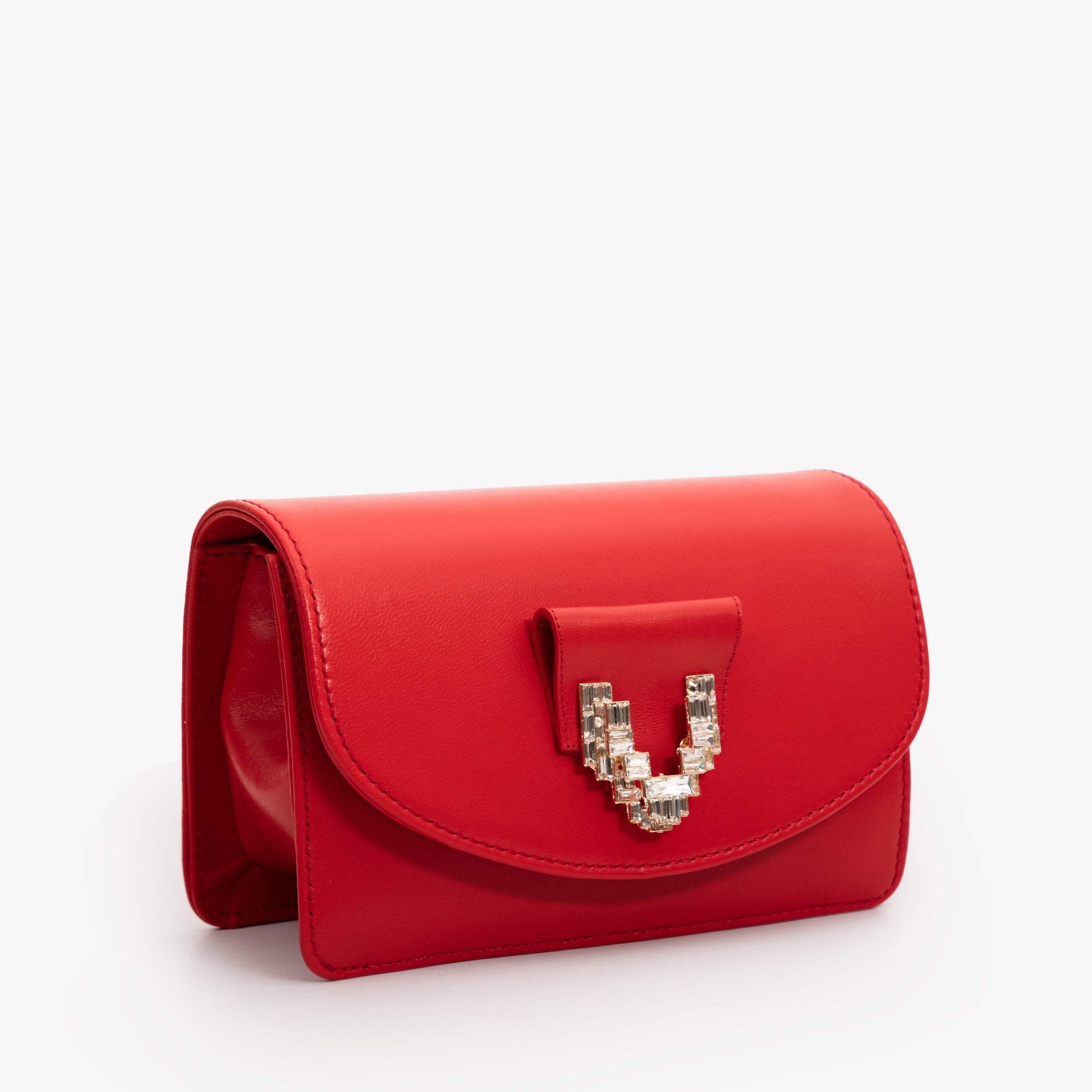 The Love Red  Leather Handbag