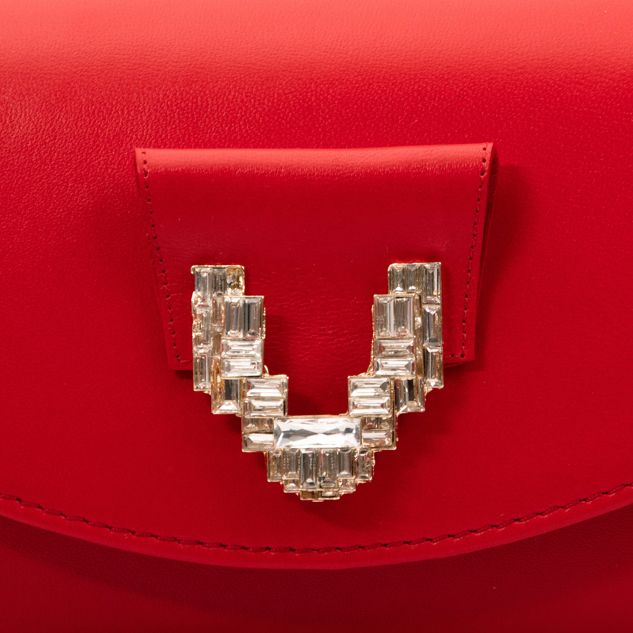 The Love Red  Leather Handbag