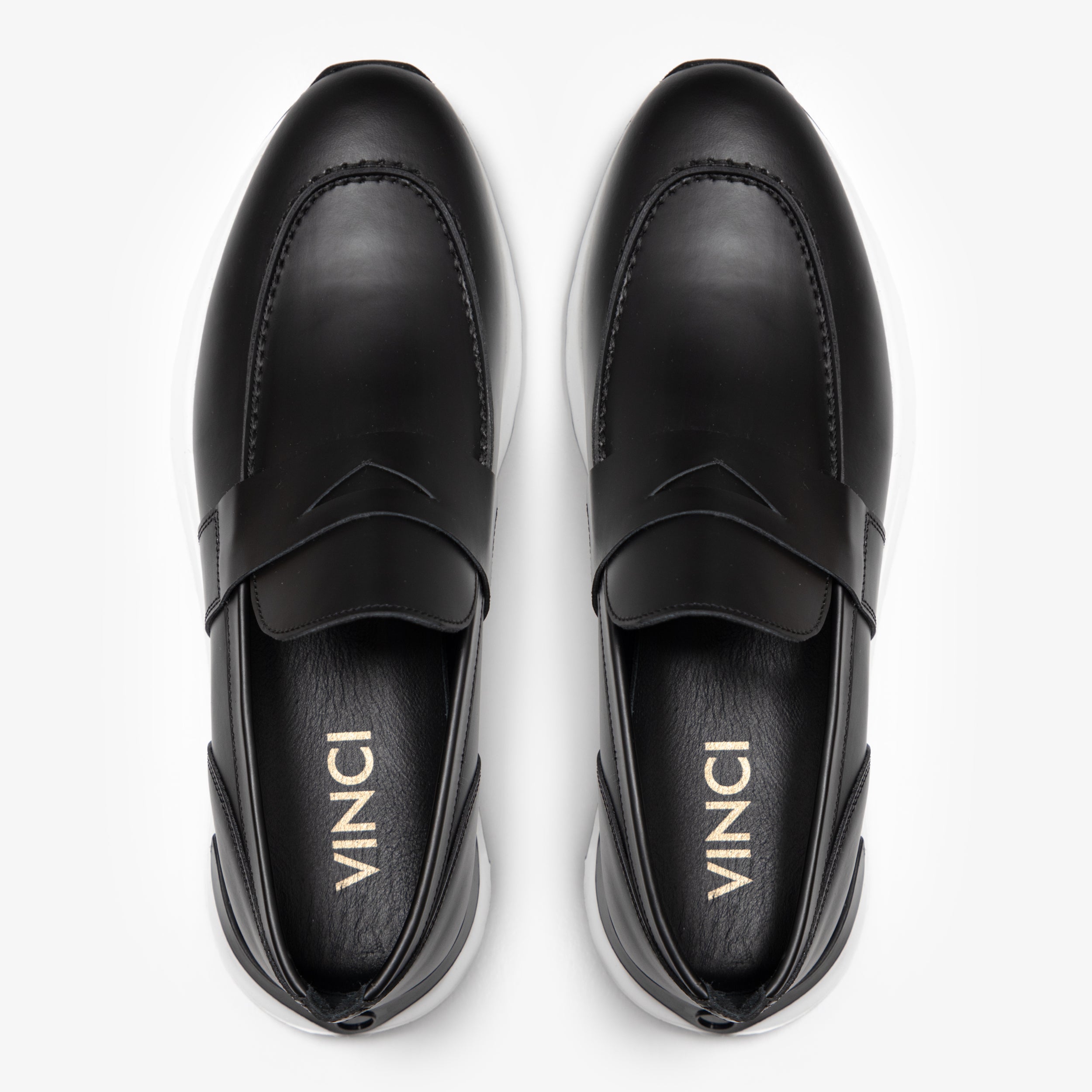 The Lumina Black Buffalo Leather Women Sneaker