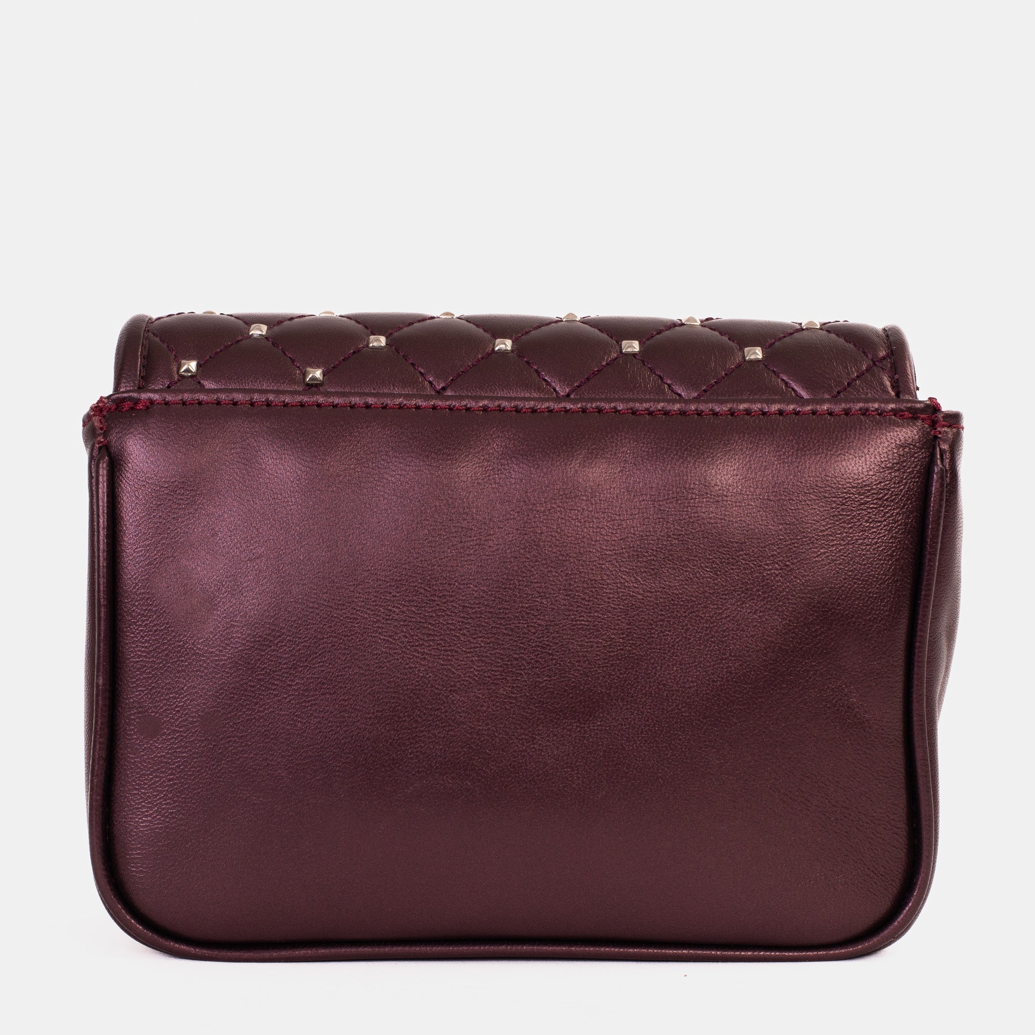 The Leno Burgundy Leather Handbag