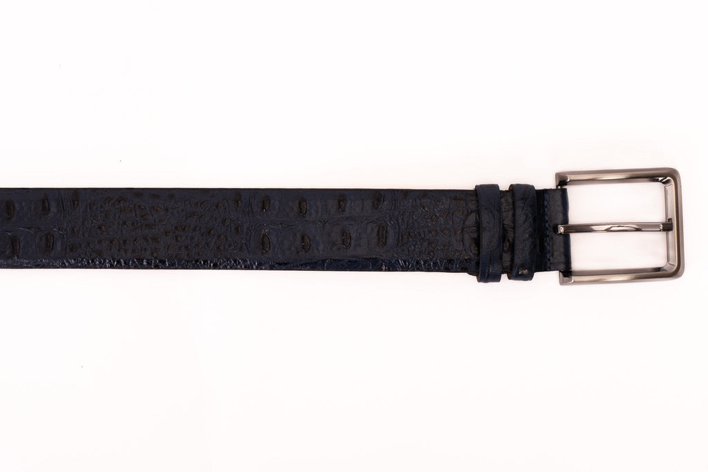 The Savamala  Blue Leather Belt