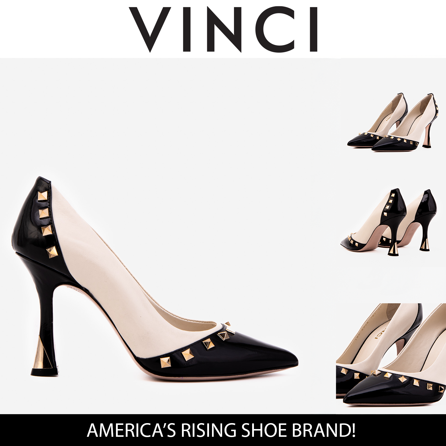 The Bella Vita Studded Leather Pump Women Shoe