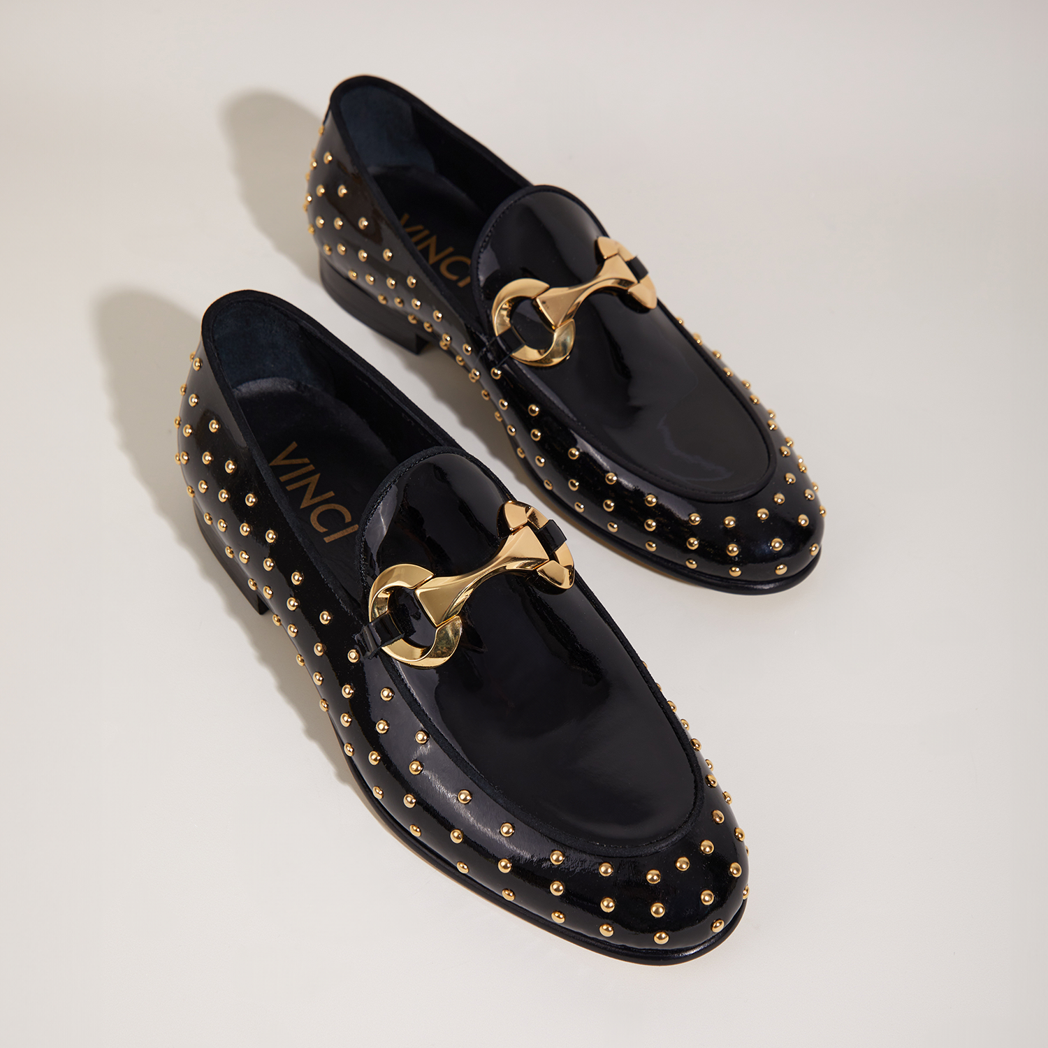 The Jupiter  Shoe Black Spike Leather  Bit Dress Loafer Limited Edition Men  Shoe