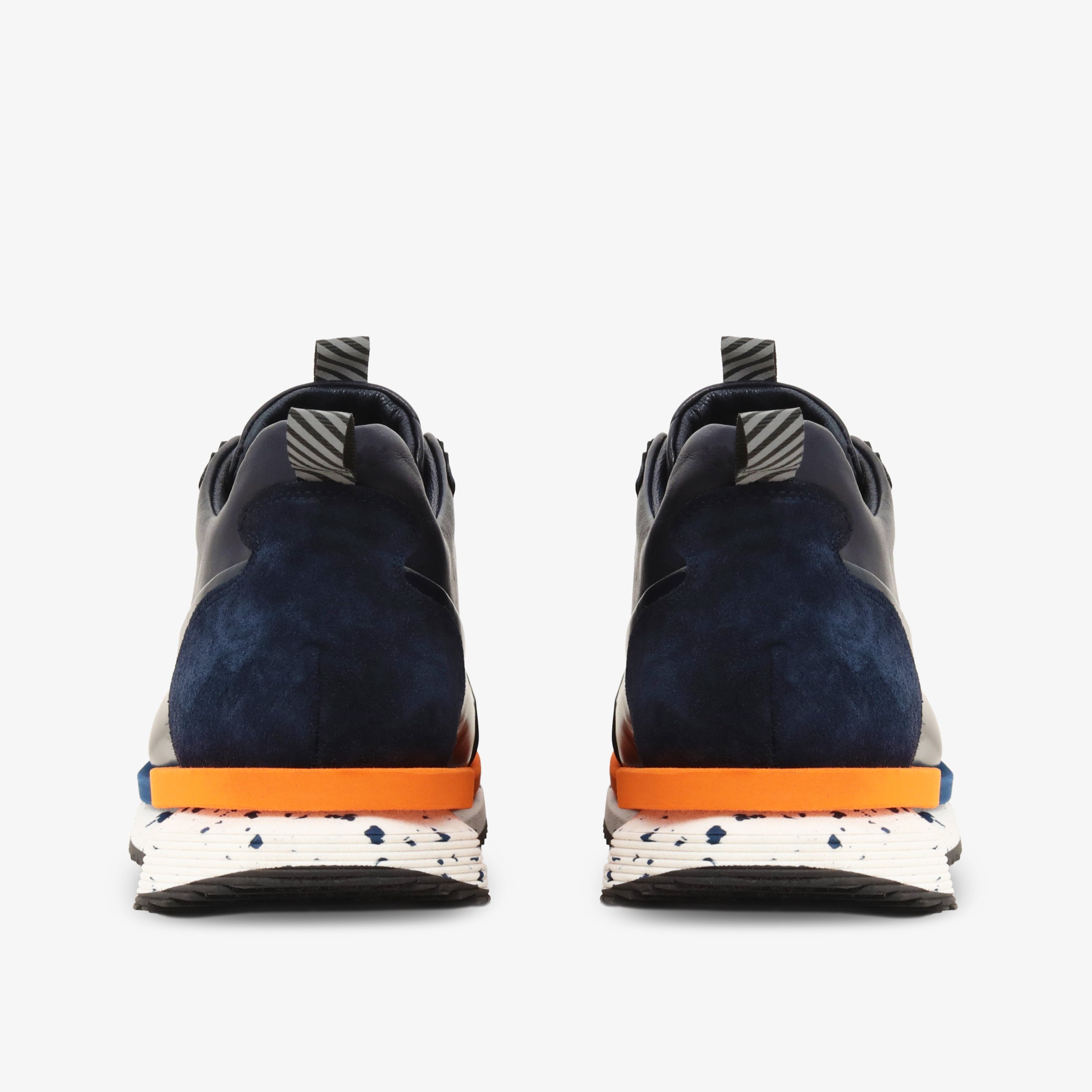 The Milford Navy Blue  Leather Men Sneaker