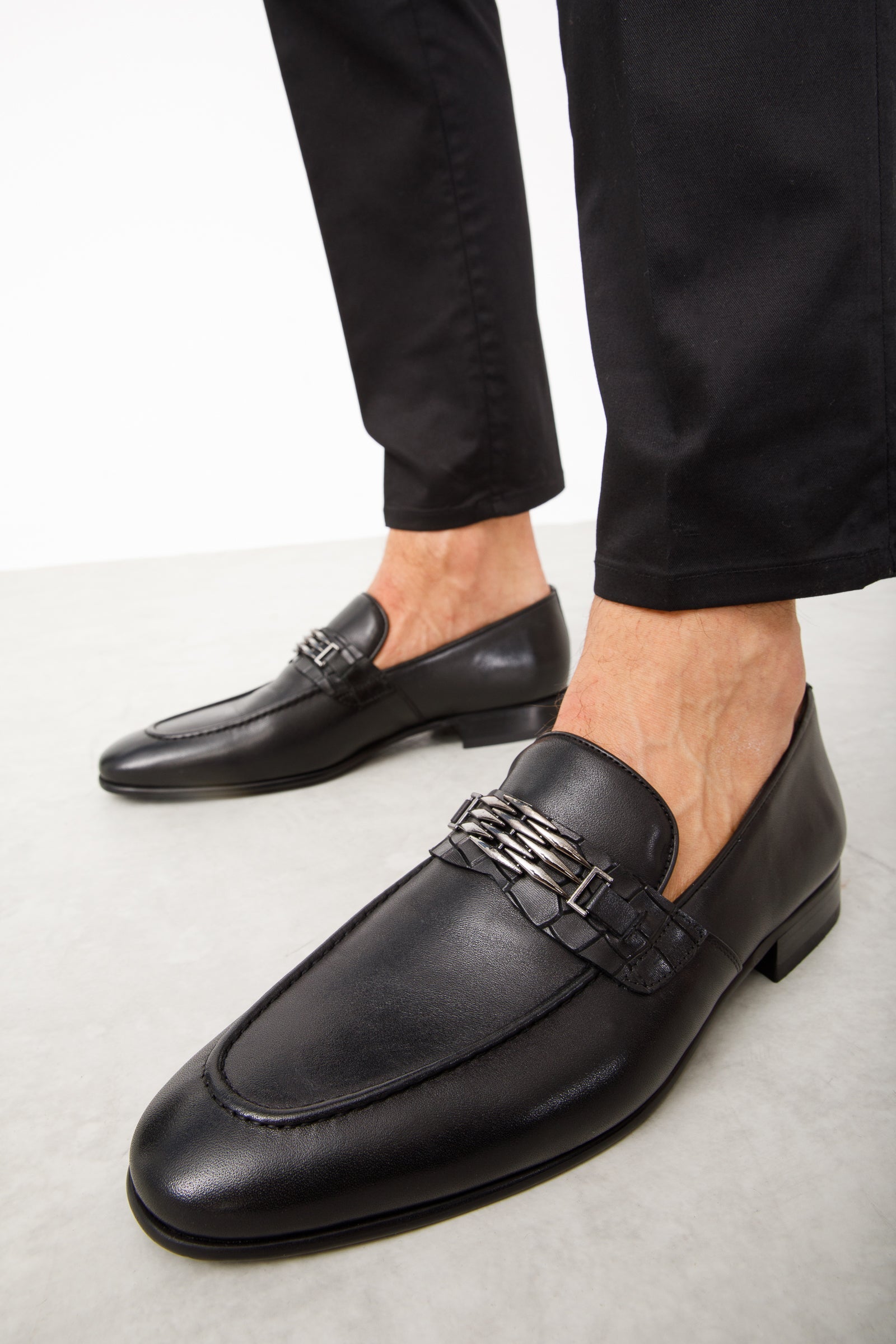 The Bogota Black Bit Loafer Men Shoe  Final Sale!