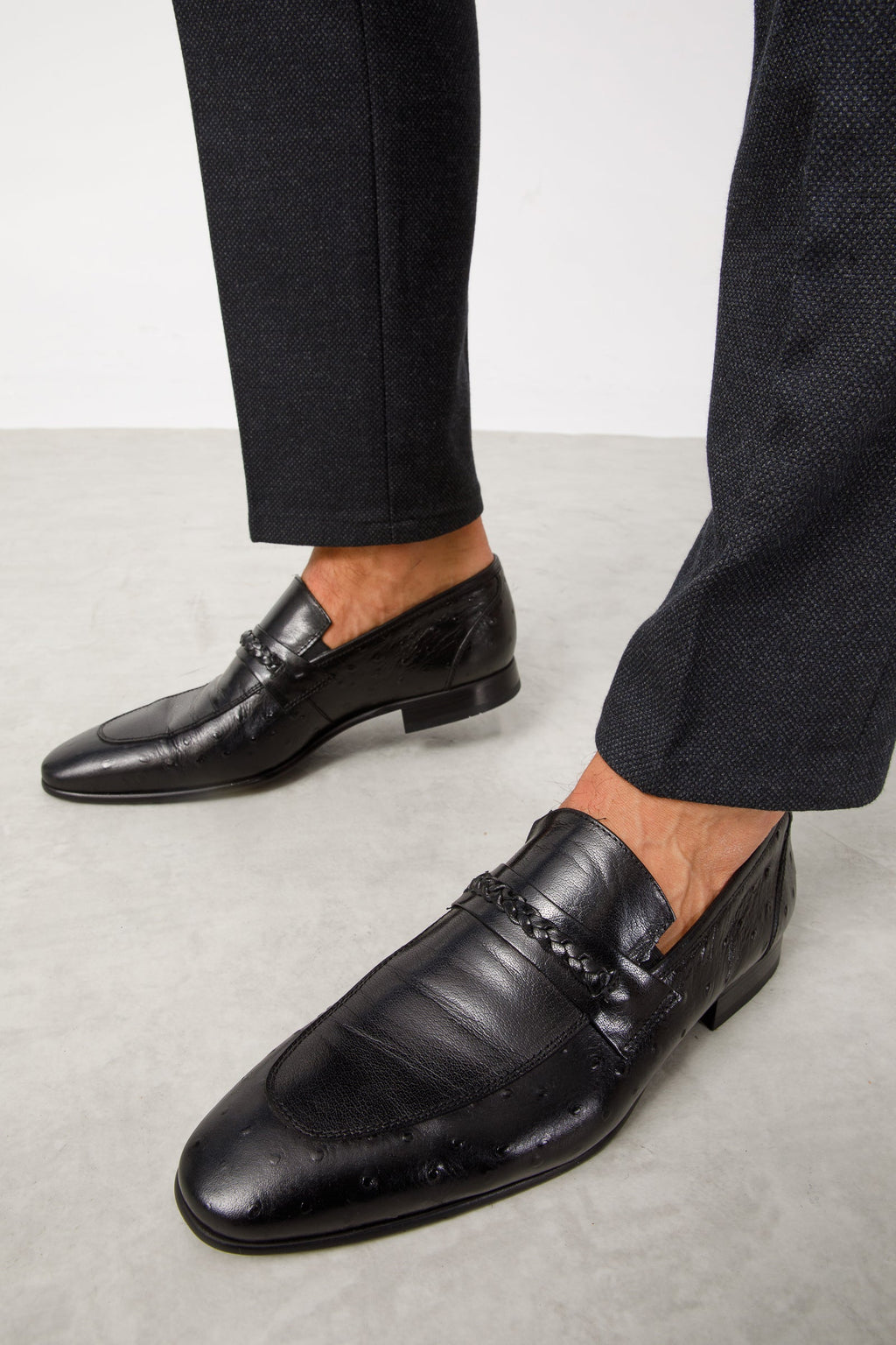 The Bogota Black Bit Loafer Men Shoe  Final Sale!