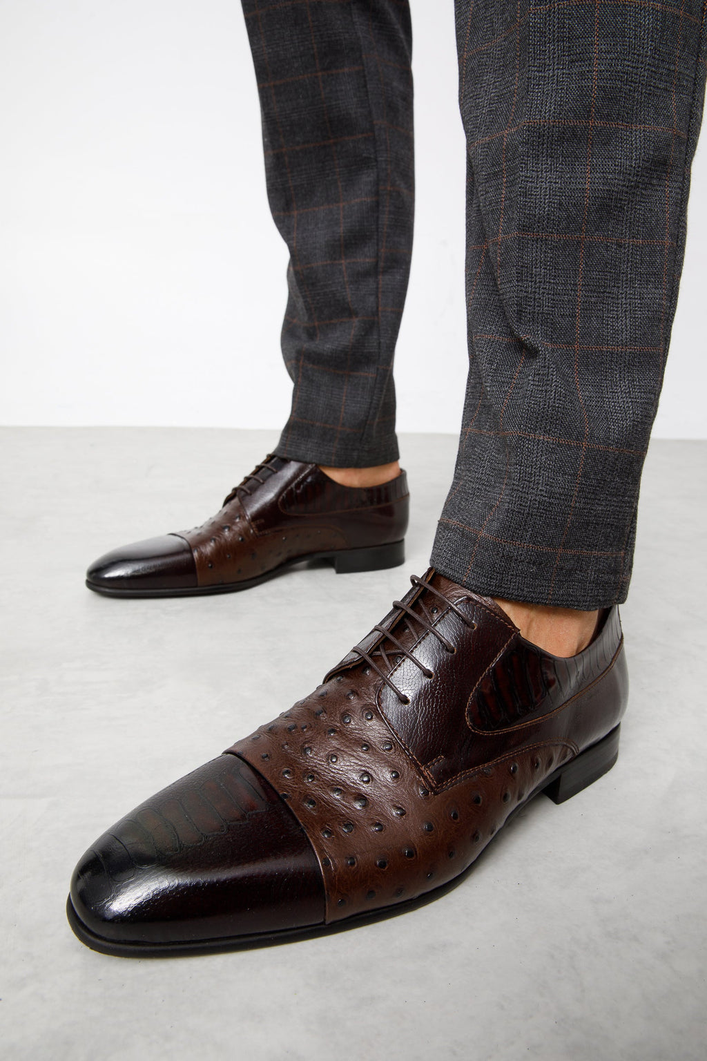 The Monterrey Brown Cap Toe Derby Men Shoe  Final Sale!