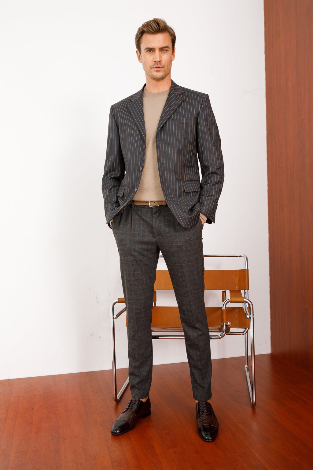 The Monterrey Brown Cap Toe Derby Men Shoe  Final Sale!