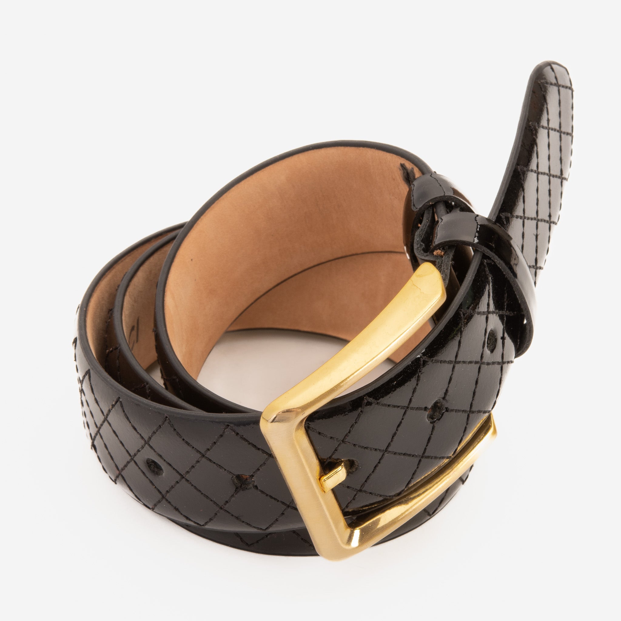 The Prestige Black Leather Belt