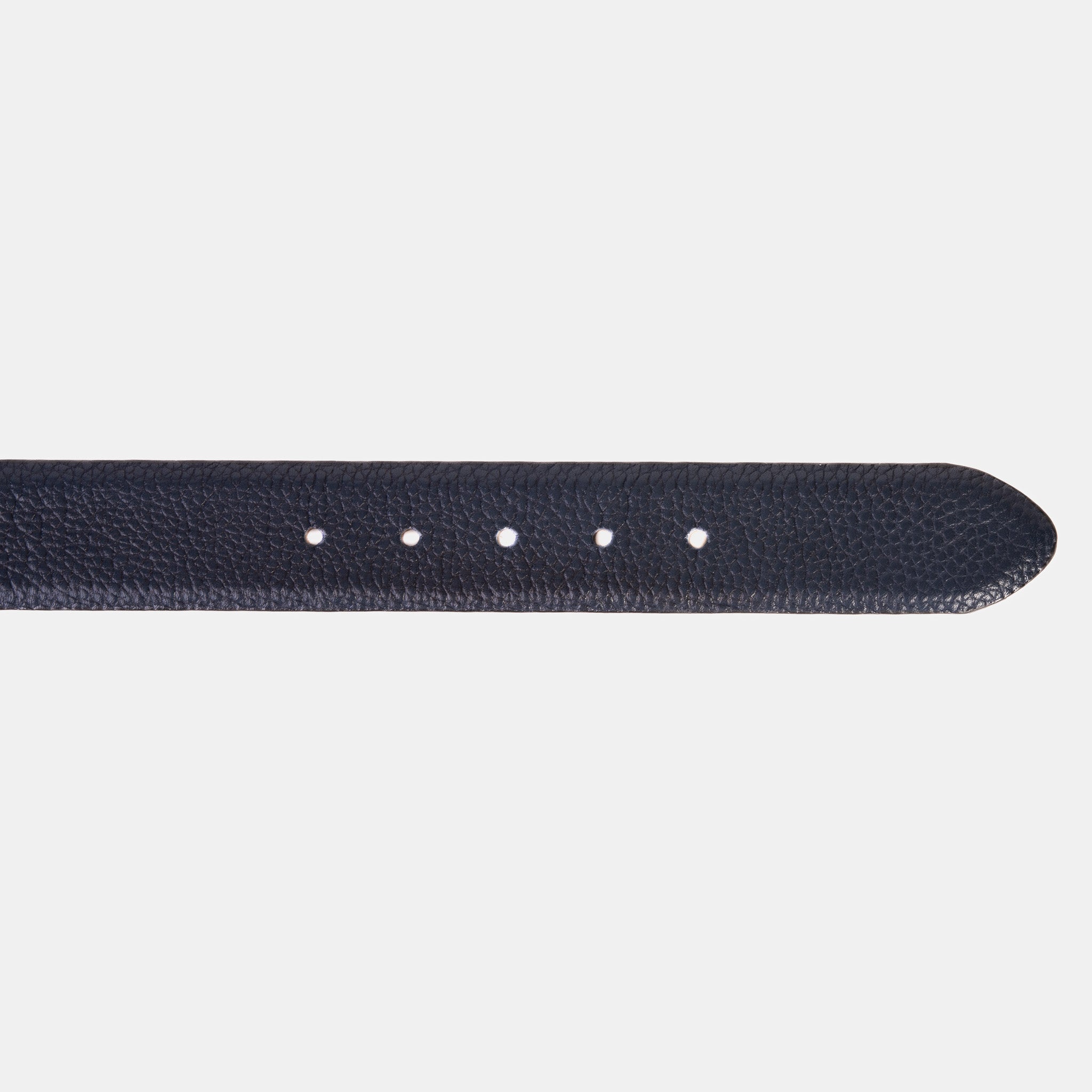 The Draco Navy Calfskin Belt