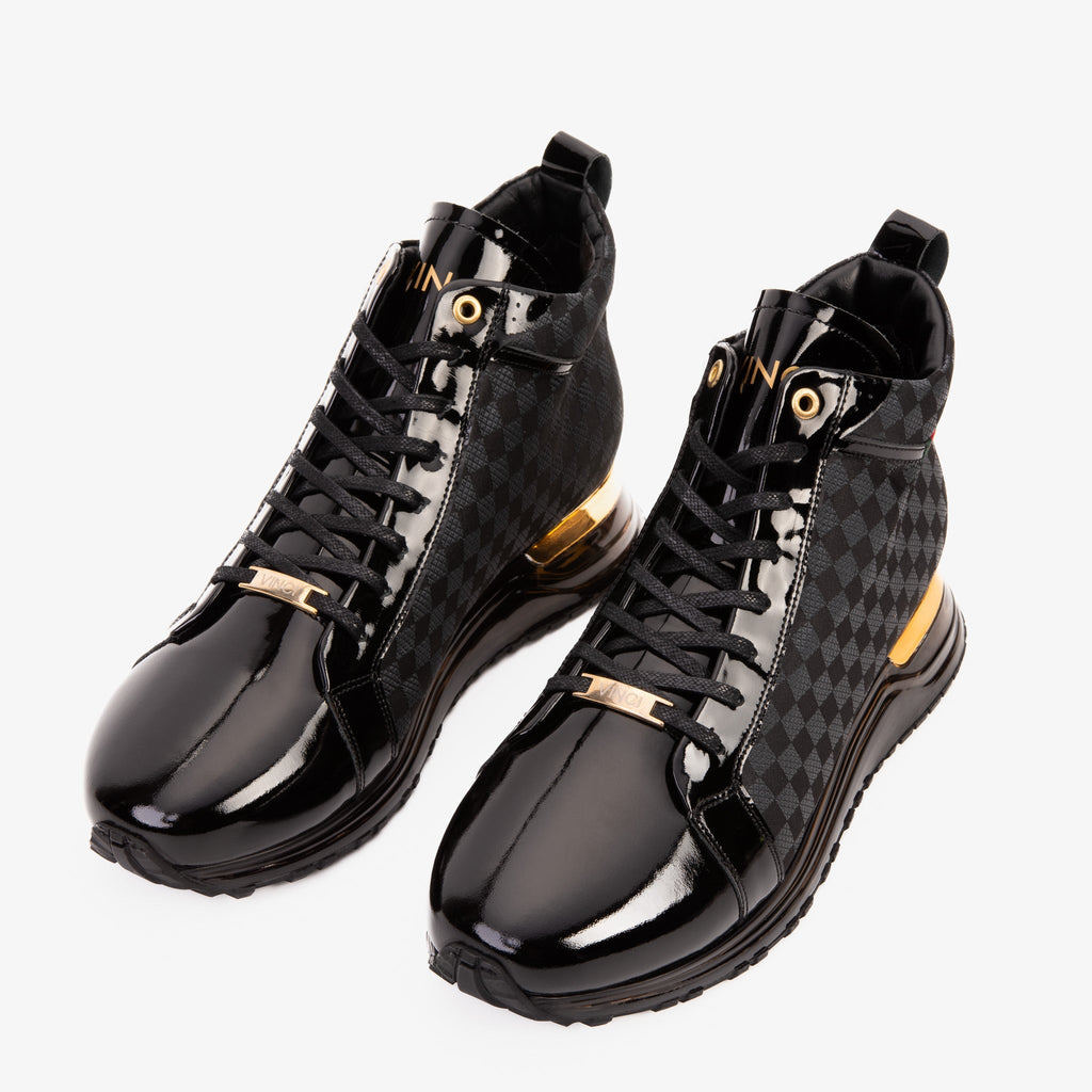 The Monte Carlo Black High-Top Men Sneaker Limited Edition
